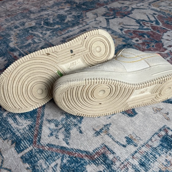 Women’s Nike Air Force 1 07 Low Leather Synthetic Coconut Milk - Picture 5 of 11